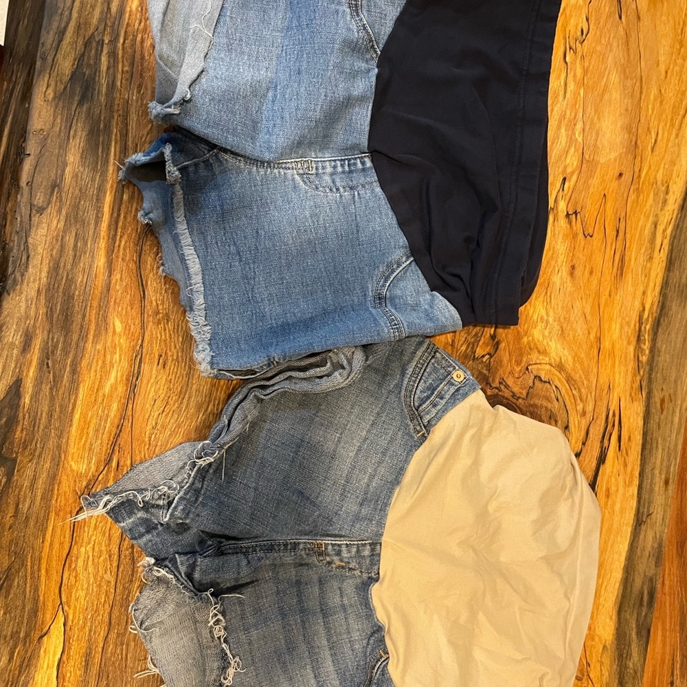Maternity Jean shorts